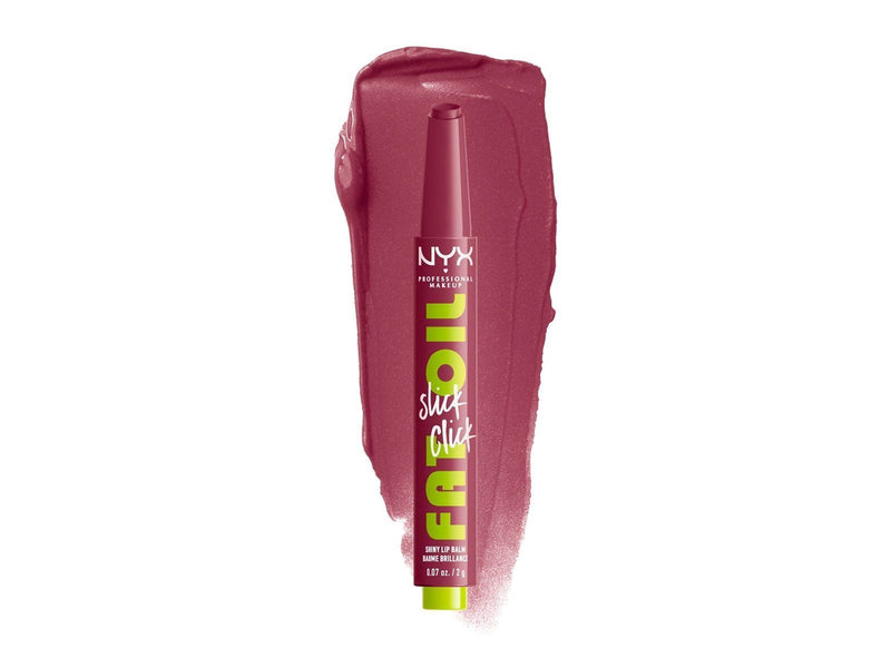 NYX Professional Makeup Fat Oil Slick Click - shiny lip balm - that's major (mid-tone mauve) (09) - high shine