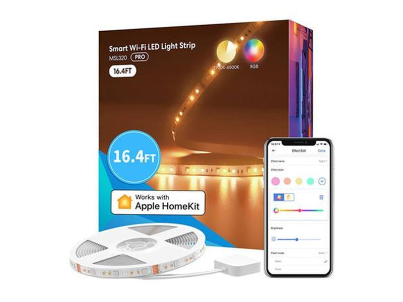 Meross Smart WiFi LED Strip RGBWW – 5m HomeKit