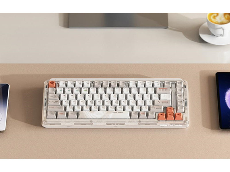 MIIIW Wireless Keyboard 2.4G Z830 ProMax - Coffee Theme - Tastaturen - Sahne