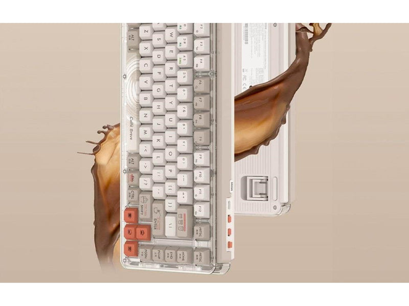 MIIIW Wireless Keyboard 2.4G Z830 ProMax - Coffee Theme - Tastaturen - Sahne