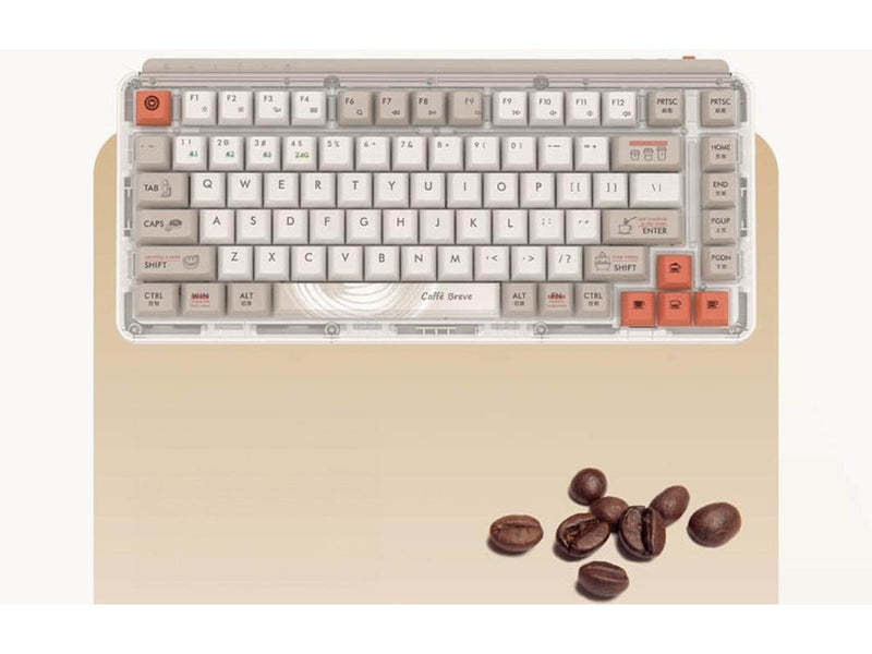MIIIW Wireless Keyboard 2.4G Z830 ProMax - Coffee Theme - Tastaturen - Sahne