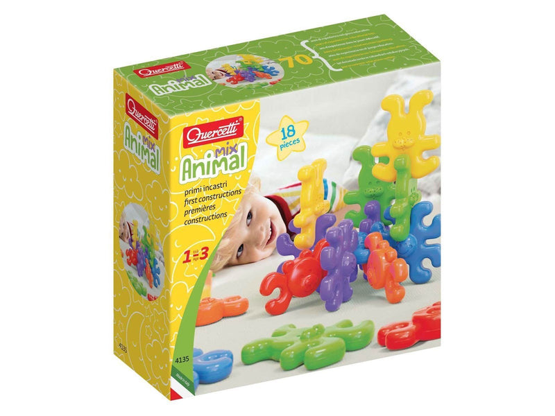 Quercetti - Animal Shapes Necklace 18pcs.