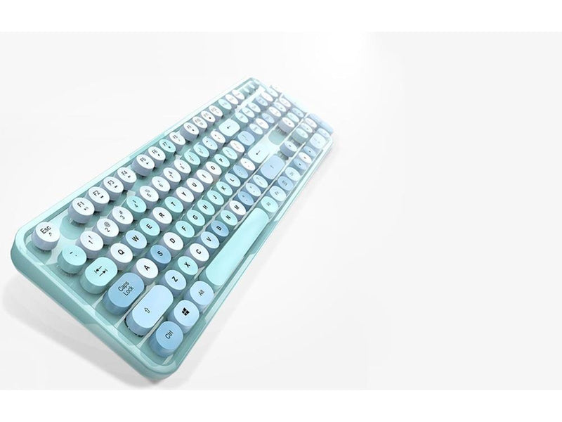 Mofii Wireless Keyboard + Mouse Set - Tastatur & Maus Set - Englisch - Blau