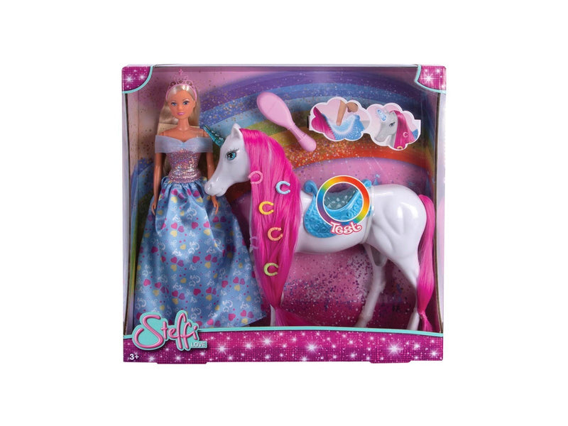Simba SL Sparkle Unicorn with Steffi