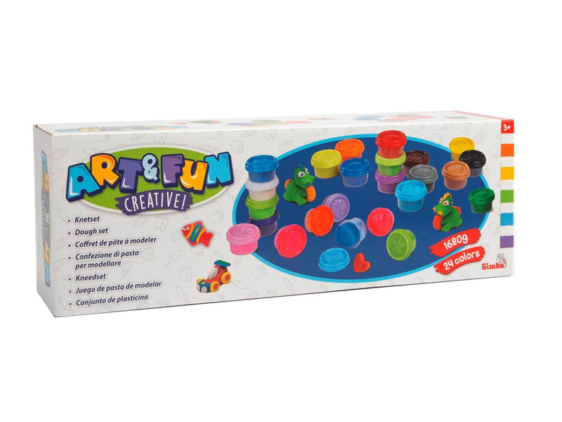 Simba A&F 24 Dough Pots in 24 Colors
