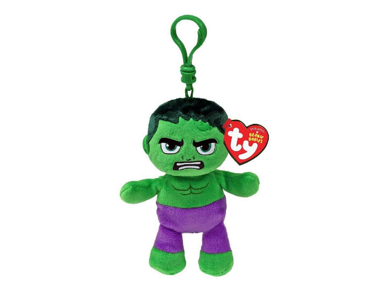 Ty Beanie Boo Keychain - Marvel Hulk