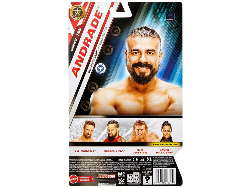 Mattel WWE Main Event Series Andrade 15 cm