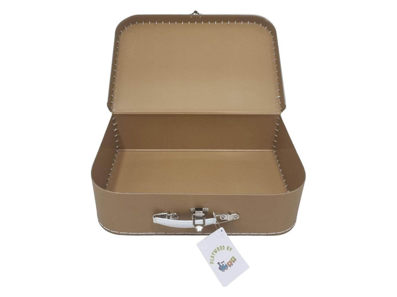 Playwood - Cardboard Suitcase Set Brown 3 pcs.