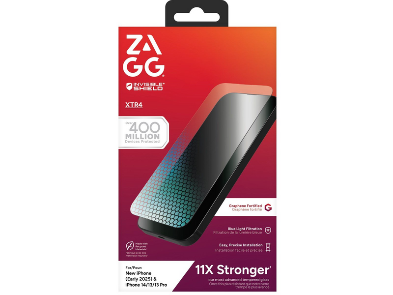 ZAGG IS Glass XTR4  Apple iPhone 16e/14/13/13 Pro