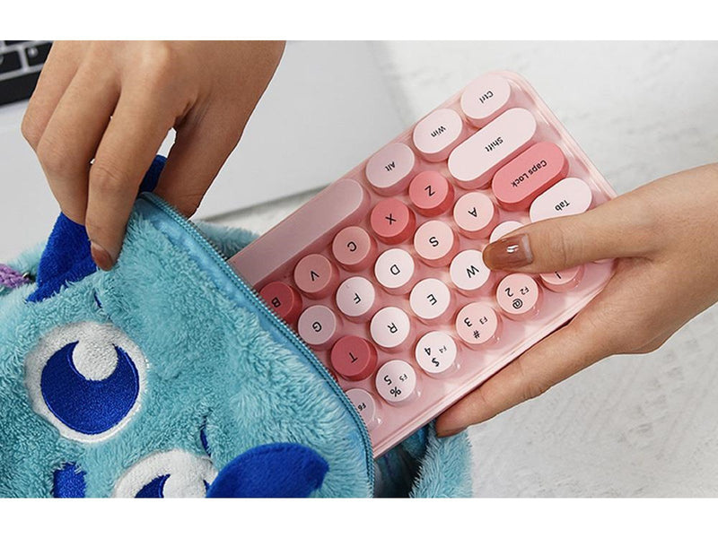 Mofii Wireless - Tastatur & Maus Set - Englisch - Pink