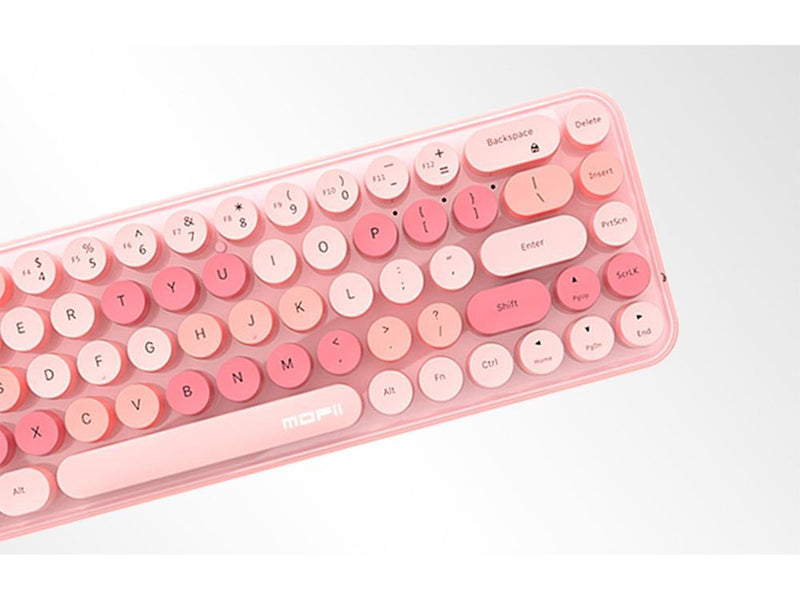 Mofii Wireless - Tastatur & Maus Set - Englisch - Pink
