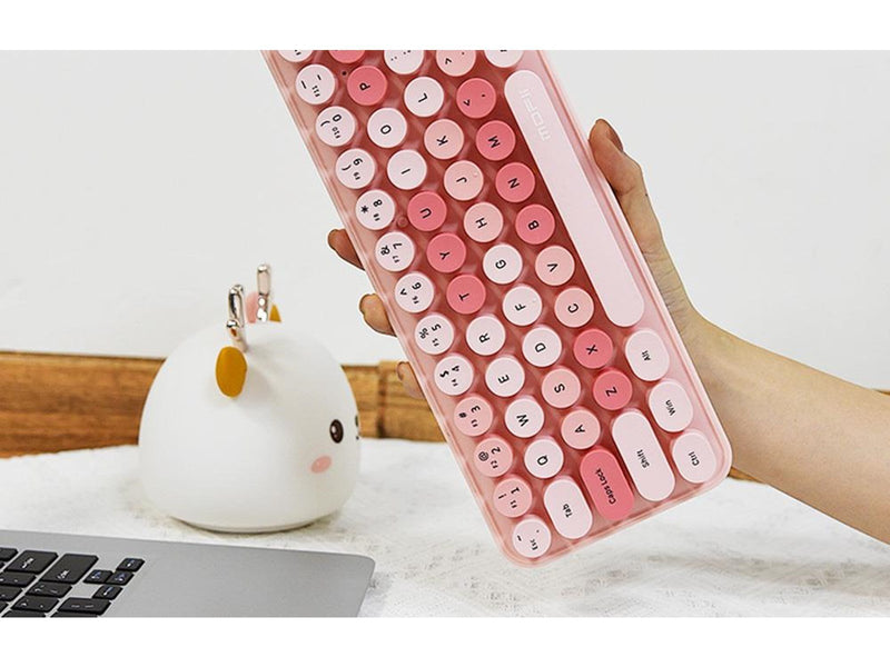 Mofii Wireless - Tastatur & Maus Set - Englisch - Pink