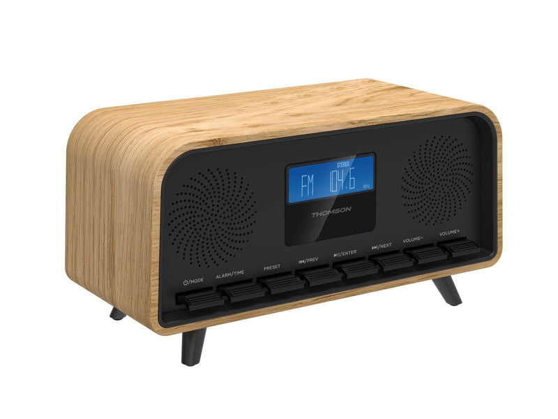 Thomson RT850 Alarm Clock Radio with Bluetooth Speaker - Cosy