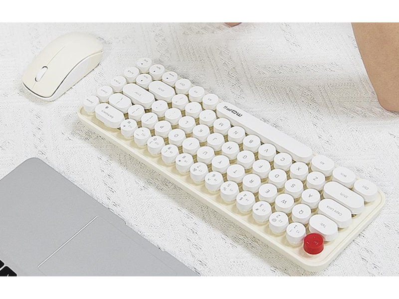 Mofii Wireless - Tastatur & Maus Set - Englisch - Weiss