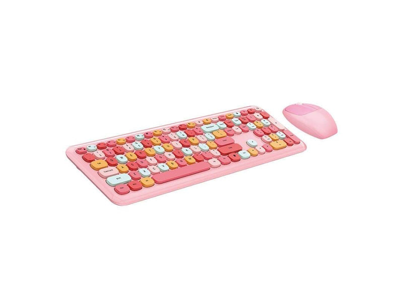 Mofii Wireless - Tastatur & Maus Set - Englisch - Pink