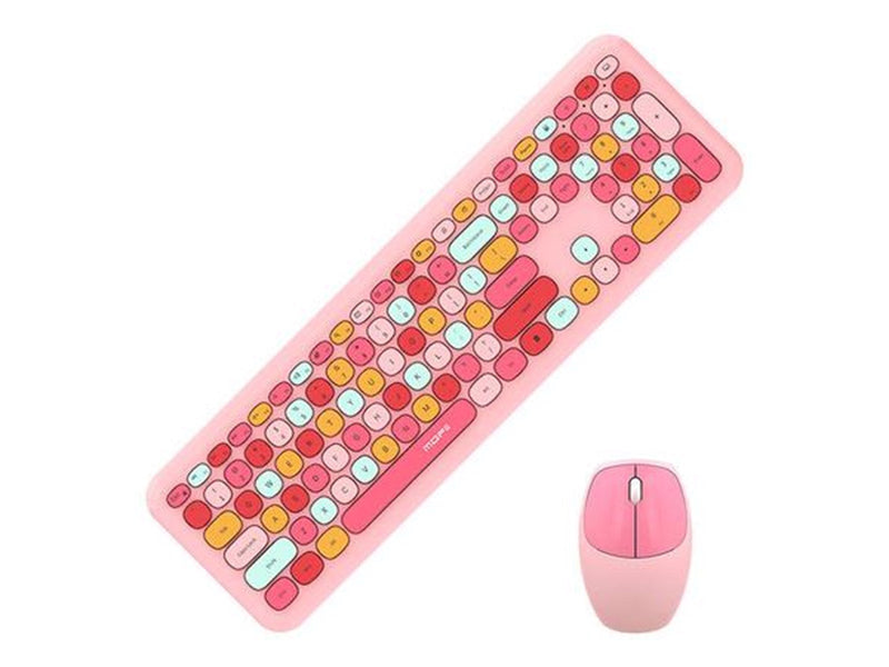 Mofii Wireless - Tastatur & Maus Set - Englisch - Pink