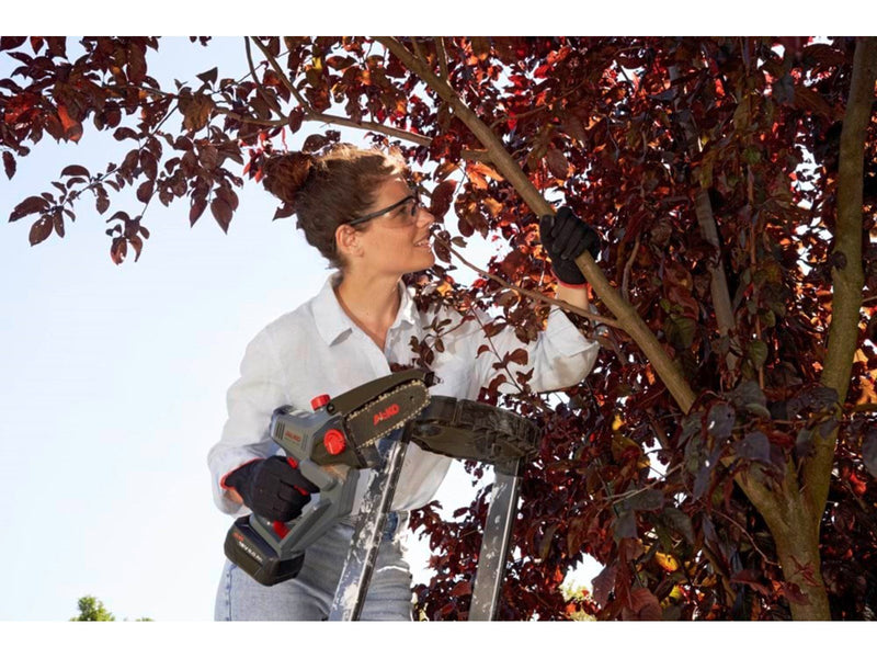 AL-KO Mini chainsaw CSM 1815 w/battery and charger incl. transport box oil container