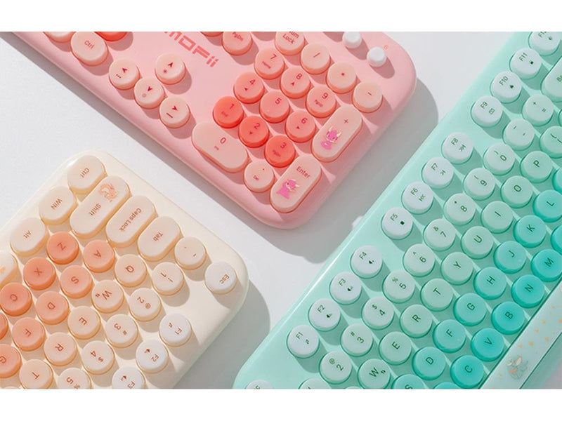 Mofii Wired - Tastatur & Maus Set - Beige