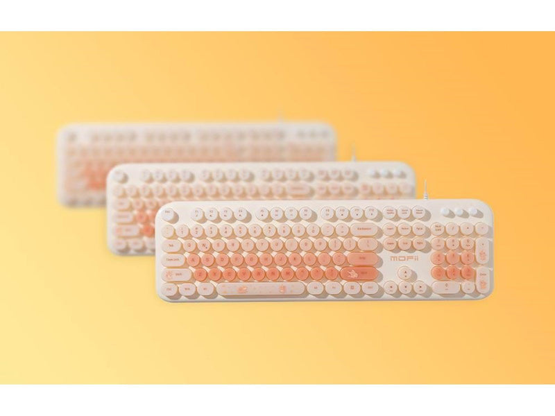 Mofii Wired - Tastatur & Maus Set - Beige