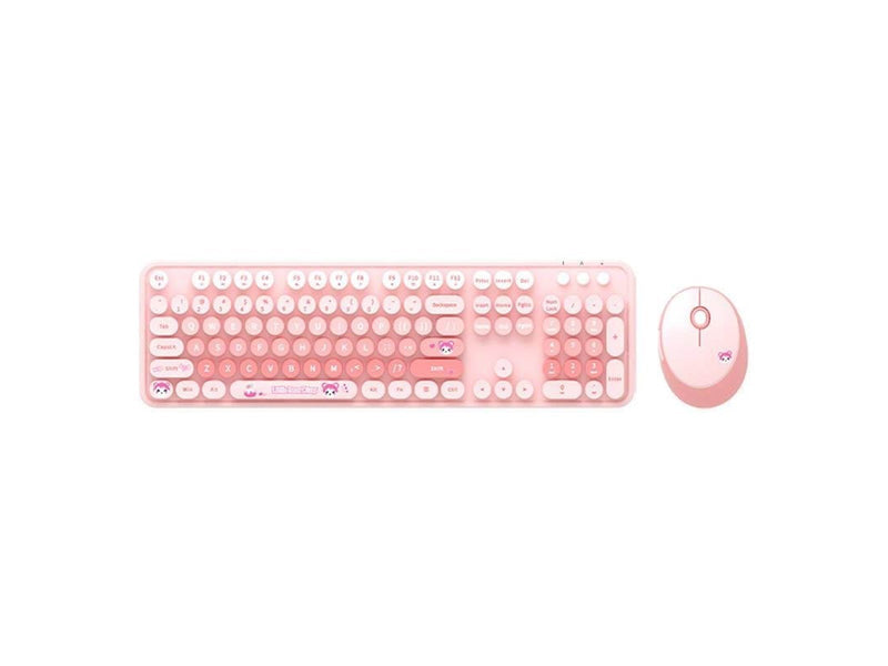 Mofii Wireless - Tastatur & Maus Set - Pink