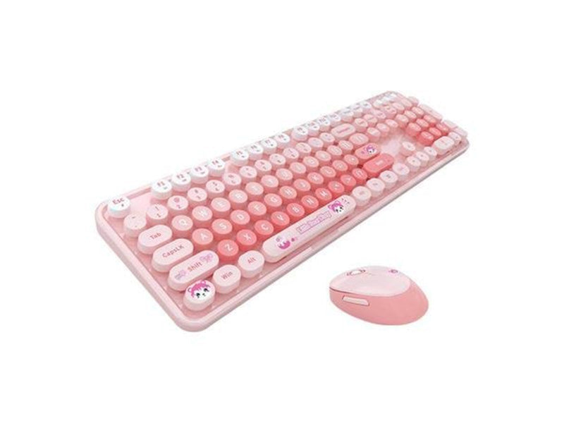 Mofii Wireless - Tastatur & Maus Set - Pink