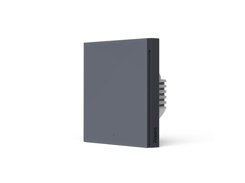 Aqara Smart Wall Switch H1 Single – Grey (No Neutral)