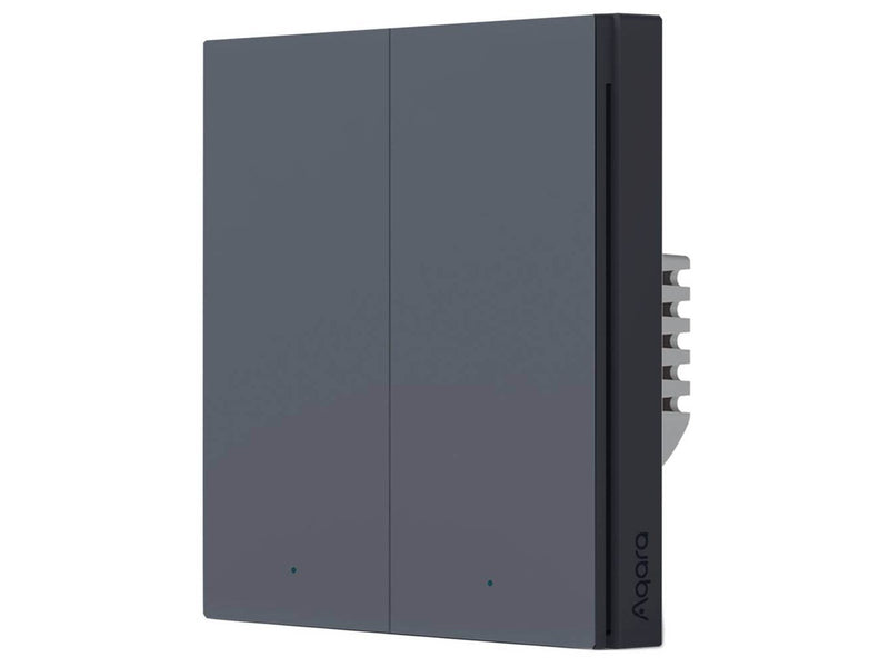 Aqara Smart Wall Switch H1 Double– Grey (No Neutral)