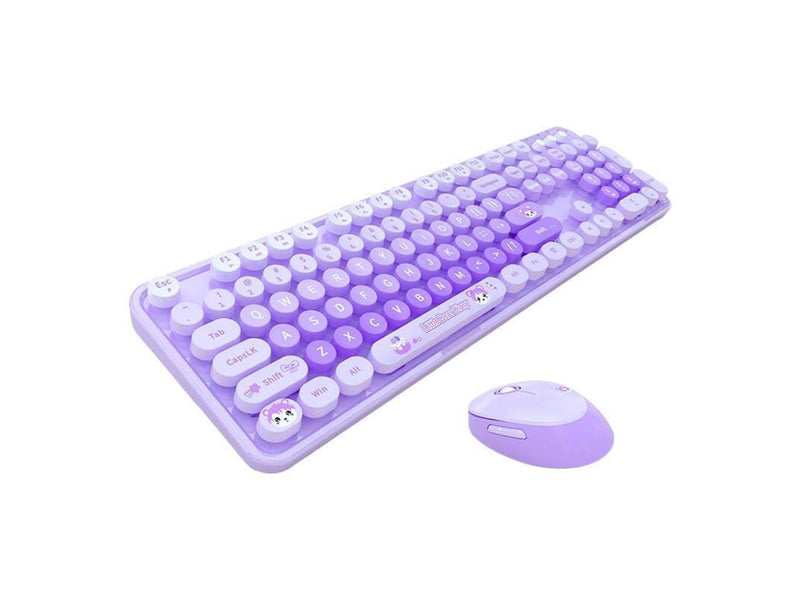 Mofii Wireless - Tastatur & Maus Set - Englisch - Lila