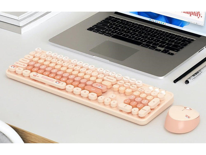 Mofii Wireless - Tastatur & Maus Set - Englisch - Orange