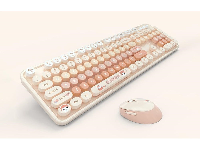 Mofii Wireless - Tastatur & Maus Set - Englisch - Orange