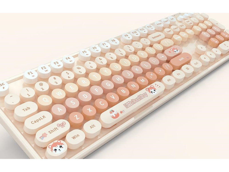 Mofii Wireless - Tastatur & Maus Set - Englisch - Orange