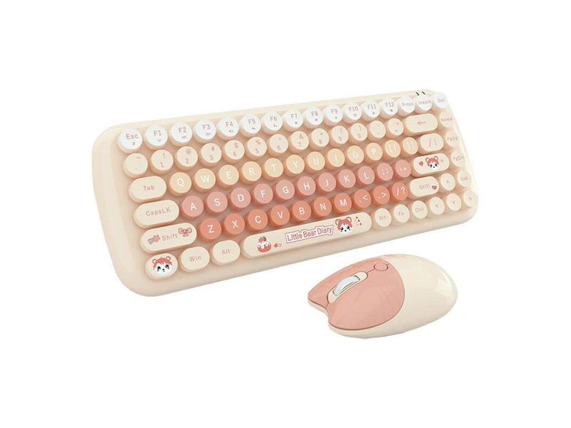 Mofii Wireless - Tastatur & Maus Set - Orange