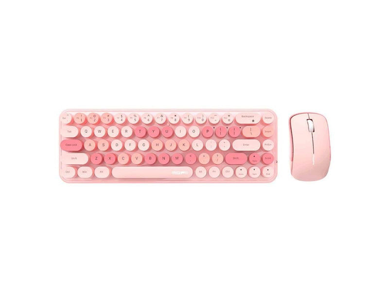 Mofii Wireless - Tastatur & Maus Set - Englisch - Pink