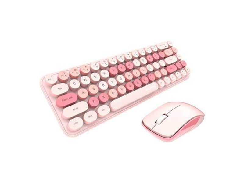 Mofii Wireless - Tastatur & Maus Set - Englisch - Pink