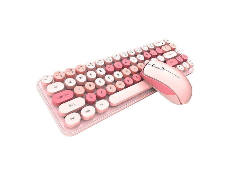 Mofii Wireless - Tastatur & Maus Set - Englisch - Pink