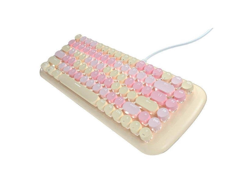 Mofii Wired - Tastatur & Maus Set - Englisch - Sahne