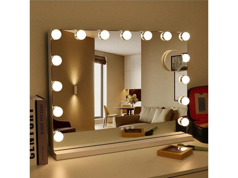 UNIQ XL Hollywood Vanity Mirror with 15 LED lights