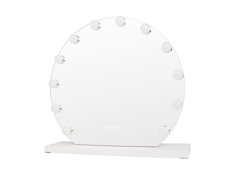 UNIQ London Round Makeup Mirror with 12 LED lights