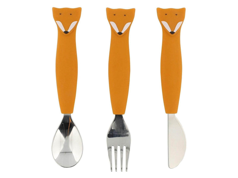 Trixie Baby Silicone Dining Set - Mr. Fox 3st.