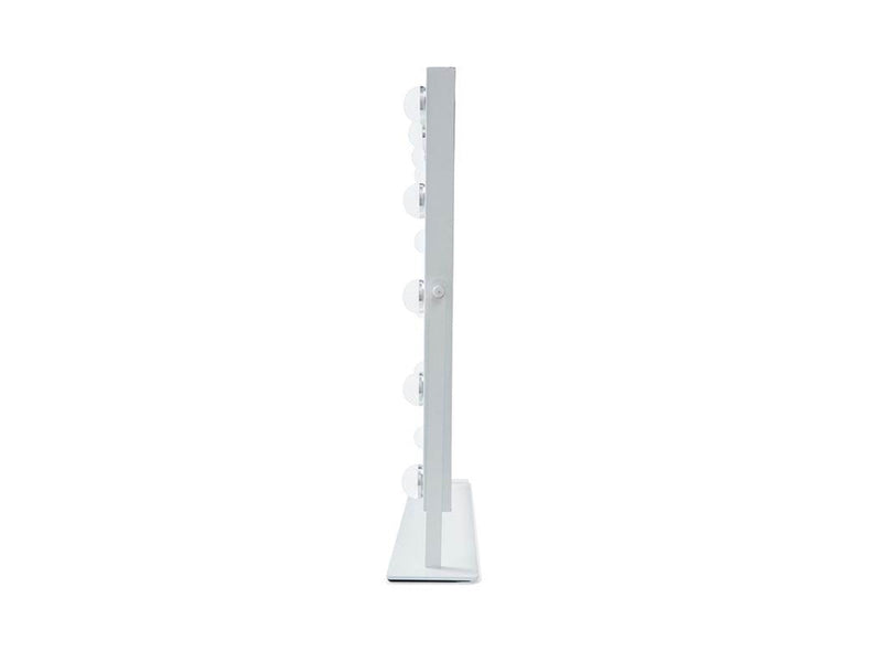 UNIQ New York Mega Makeup Mirror with 12 LED lights - White