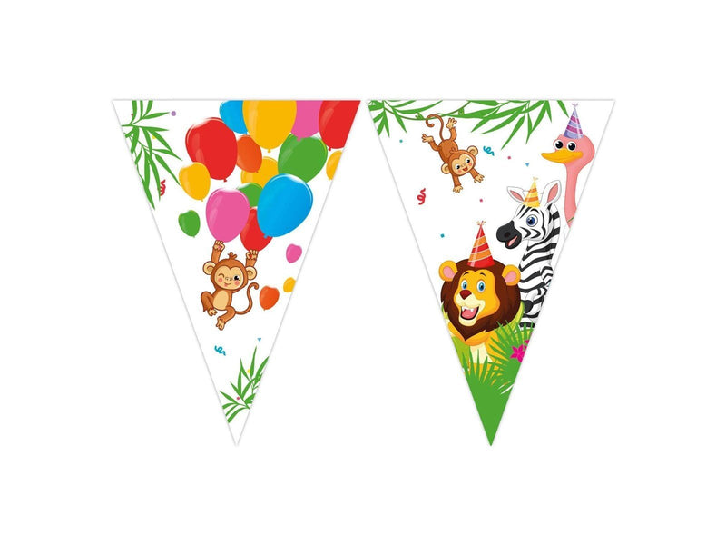 Globos - Paper Bunting Jungle Balloons. 3mtr.