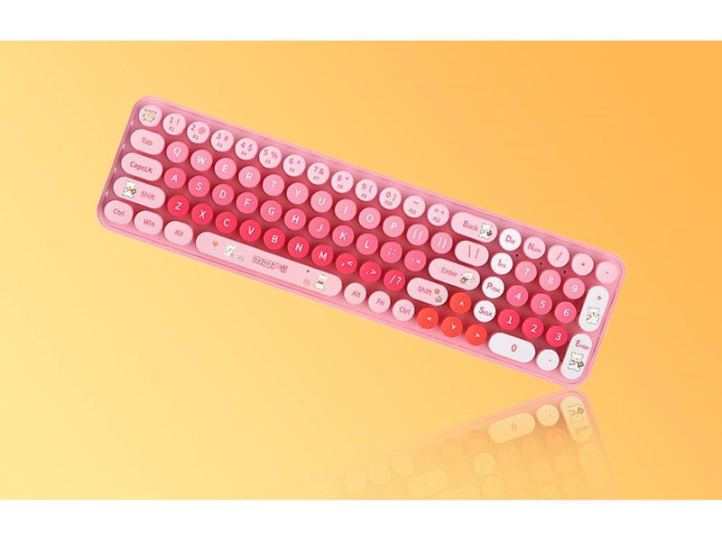 Mofii Wireless - Tastatur & Maus Set - Pink