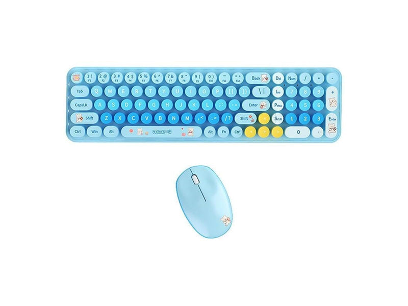 Mofii Wireless - Tastatur & Maus Set - Blau