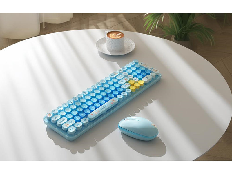 Mofii Wireless - Tastatur & Maus Set - Blau