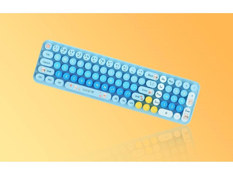 Mofii Wireless - Tastatur & Maus Set - Blau