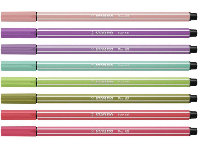 STABILO Pen 68 - Felt-tip pen - Set of 8 pieces