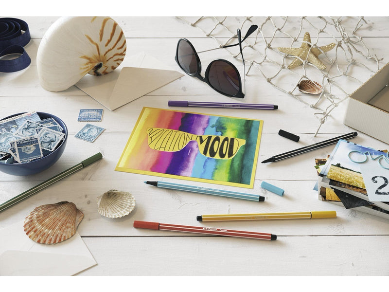 STABILO Pen 68 - Felt-tip pen - Set of 8 pieces