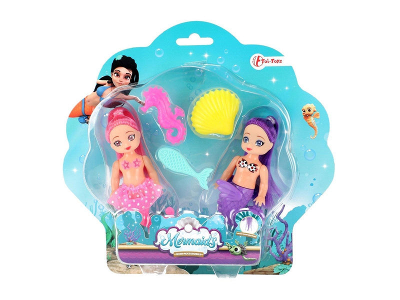 Toi-Toys Mermaids Mermaid Doll with Accessories 12cm