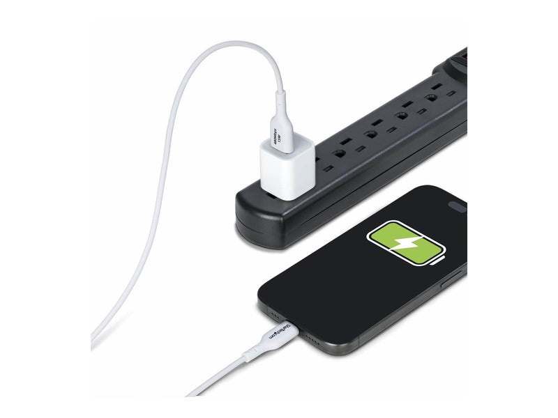StarTech.com 2m (6.6ft) White USB-A to USB-C Charging Cable/Cord M/M - USB-C cable - USB to 24 pin USB-C - 2 m