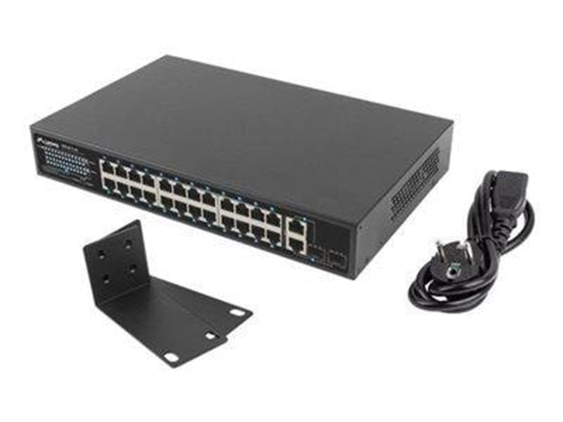 Lanberg - switch - 26 ports - unmanaged - rack-mountable